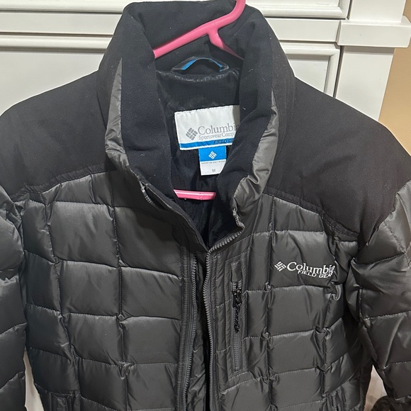 Columbia Men's Charcoal and Black Puffer Jacket - Picture 3 of 6